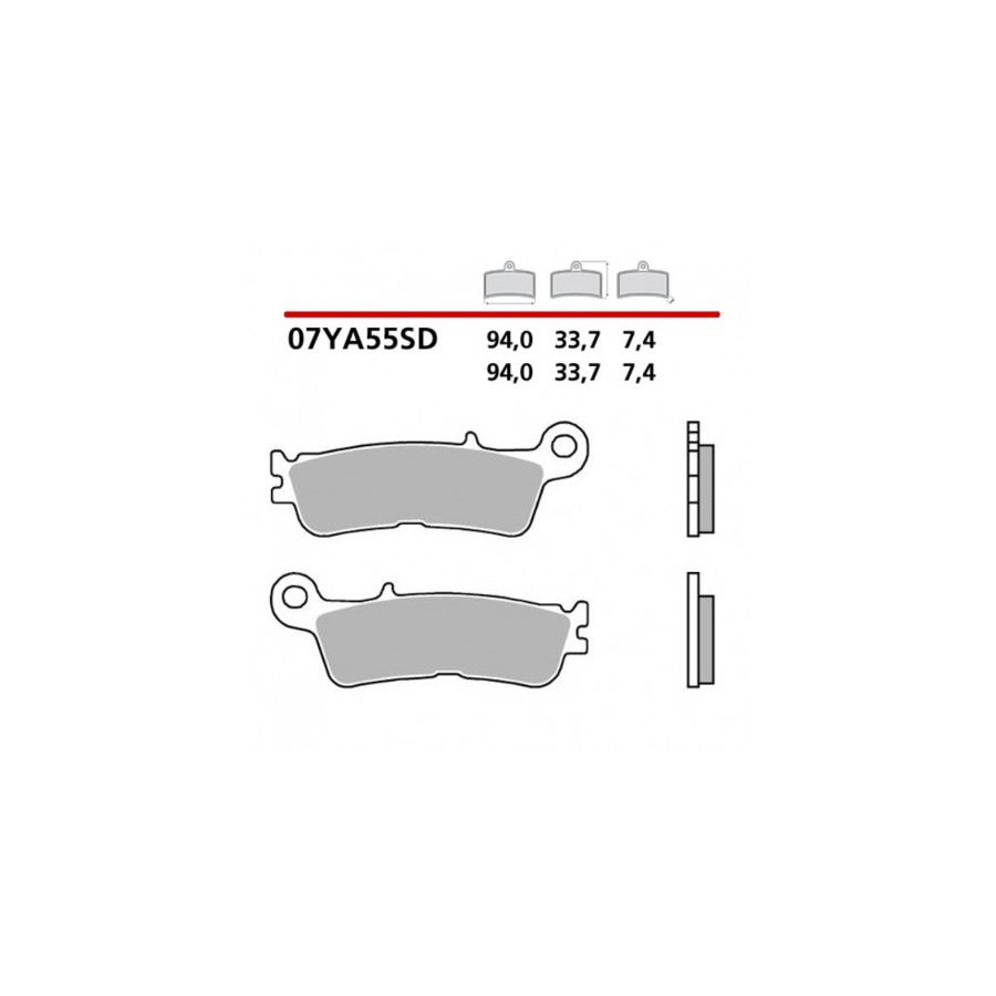 Plaquettes de frein brembo 07YA55SD