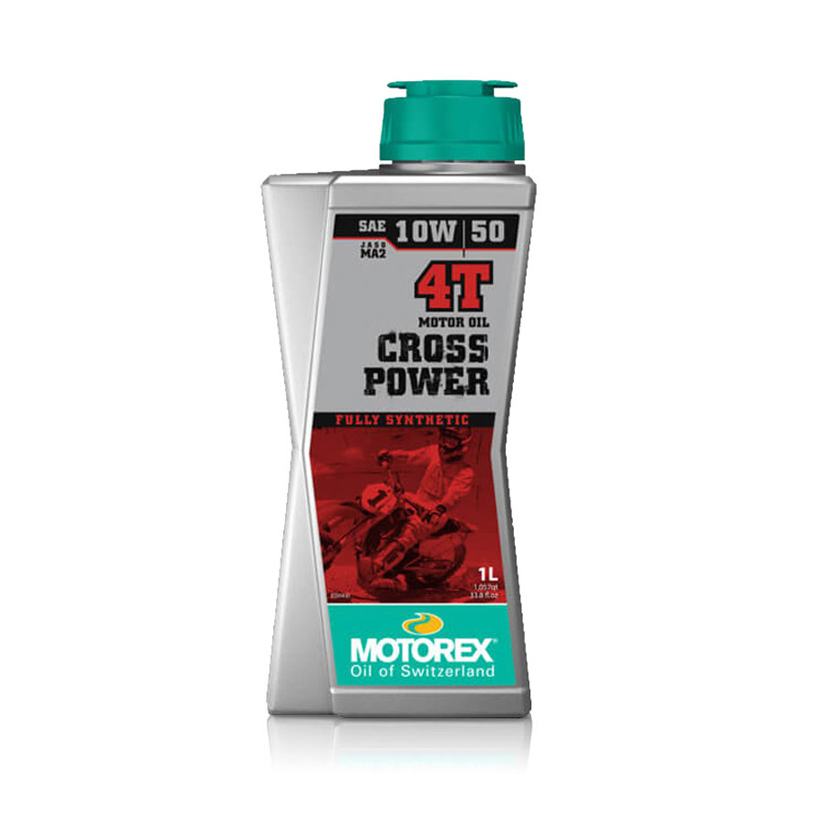 HUILE MOTEUR MOTOREX CROSS POWER 4T 100% SYNTHETIC SAE 10W/50 1L DUP'MX