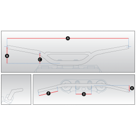 GUIDON RENTHAL FATBAR 827 NOIR