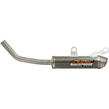 SILENCIEUX PRO CIRCUIT TI-2 SHORTY CARBONE/TITANE YZ 125 02-18