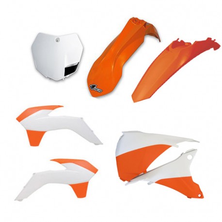 KIT PLASTIQUES UFO KTM SX/SXF 13-15 COLORIS ORIGINE 15